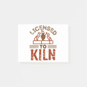 Post-it® Licence pour Kiln Pottery Maker Céramics