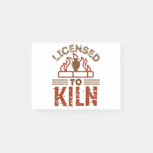 Post-it® Licence pour Kiln Pottery Maker Céramics (Devant)