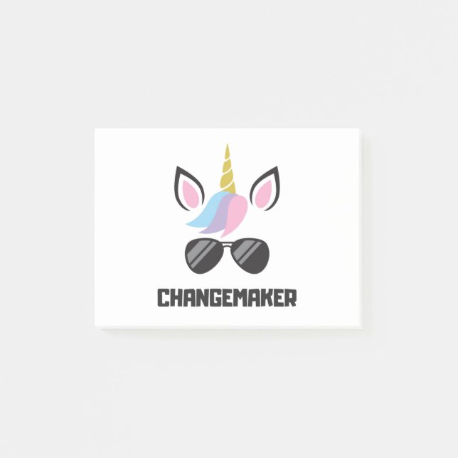 Post-it® Licorne de Changemaker (Devant)