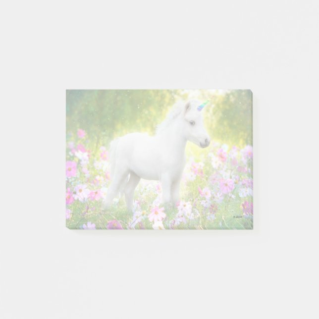Post-it® Licorne Poney Blanc (Devant)