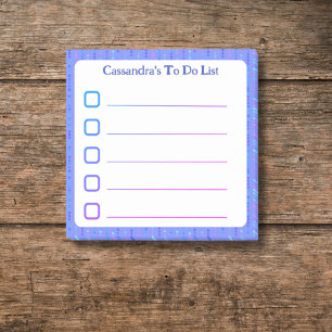 Post-it® Lié À Faire Liste Périwinkle Sticky
