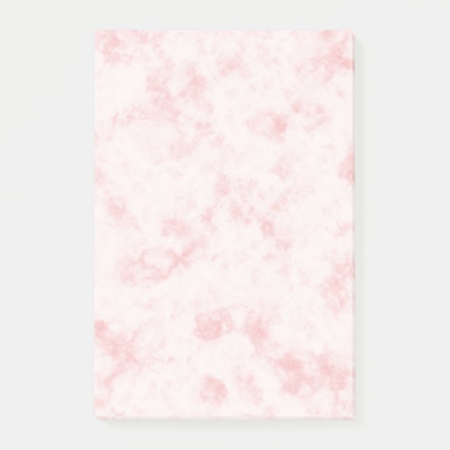 Post-it® Light Red Marble Post-It Notes (Devant)