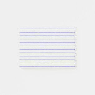Post-it® Lignes bleues faites sur commande notes collantes