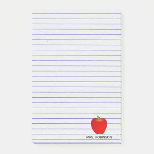 Post-it® Lignes faites sur commande notes collantes d'Apple