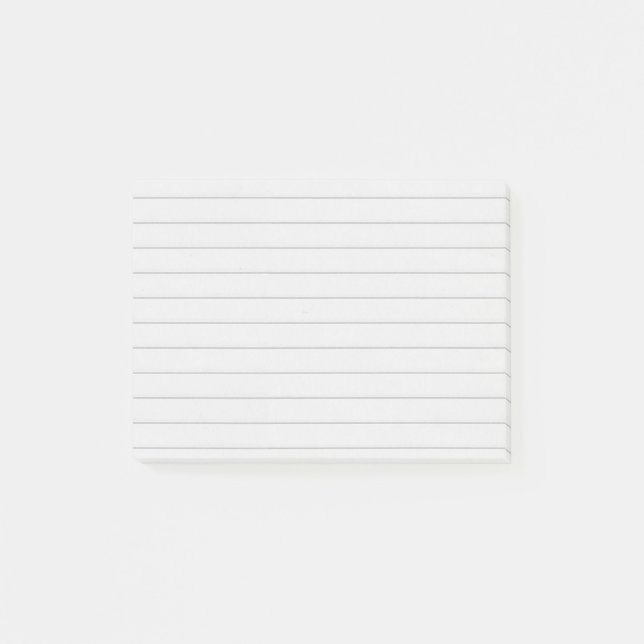 Post-it® Lignes grises (Devant)