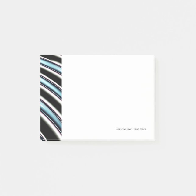 Post-it® Lignes incurvées étroitement d'une fractale