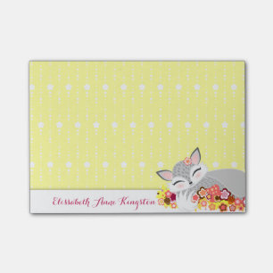 Post-it® Lil Foxie CUB - notes faites sur commande