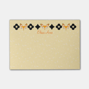 Post-it® Lil Foxie - notes faites sur commande de