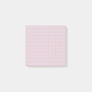 Post-it® Lilac À damiers Motif en mou Conception de grille 