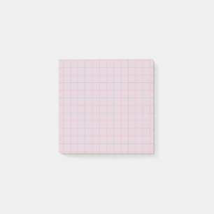 Post-it® Lilac À damiers Motif en mou Conception de grille 