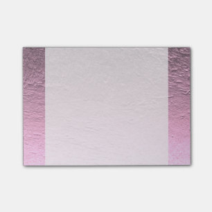 Post-it® Lilac dégradé rose aluminium grunge