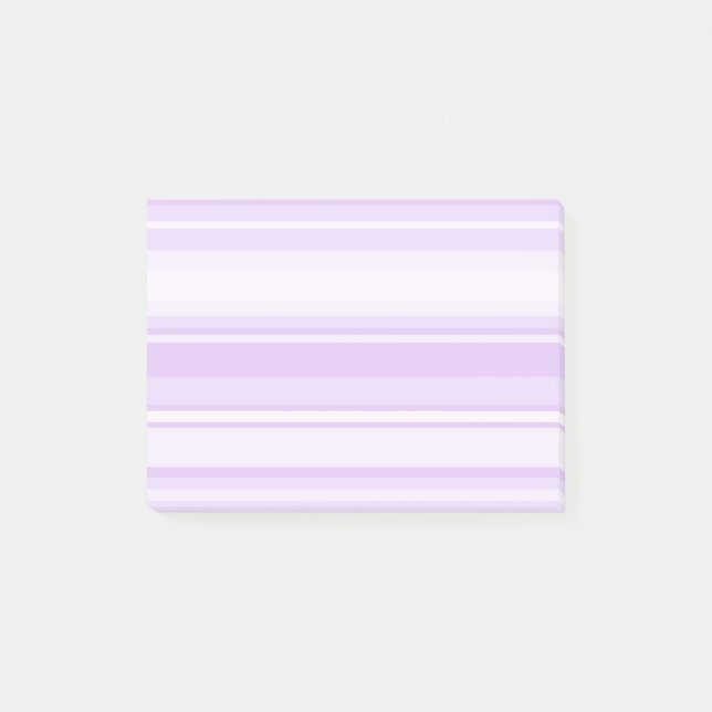 Post-it® Lilac rayures (Devant)