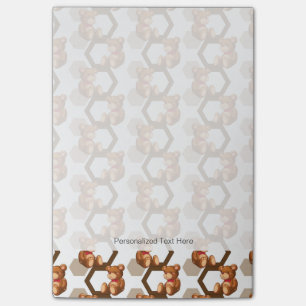 Post-it® l'illustration d'une rangée de nounours concernent