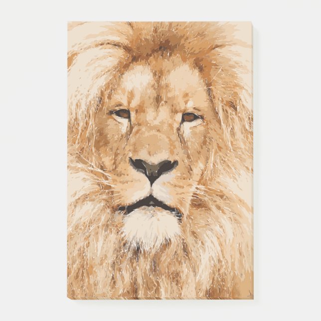 POST-IT® LION PORTRAIT (Devant)
