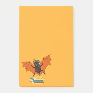Post-it® Lire Chauve-souris Bibliothécaire fantaisiste av