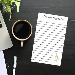 Post-it® Liste d'achats de bouteilles de vin