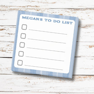 Post-it® Liste de choses à faire avec Bleu Léger Sticky