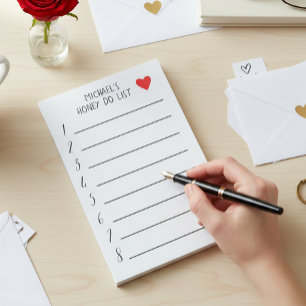 Post-it® Liste de choses à faire personnalisée pour chéri