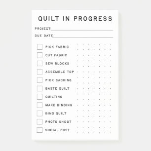 Post-it® Liste de contrôle de la surface composée en cours