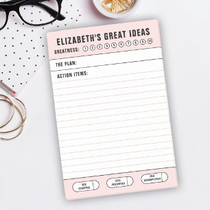 Post-it® Liste De Grandes Idées Roses À Faire