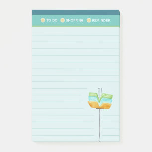 Post-it® Liste De Magasins De Fleurs Modernes Et Élégants