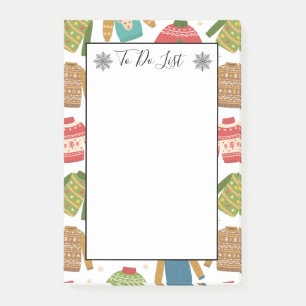 Post-it® Liste de pulls de Noël moches mais mignonnes