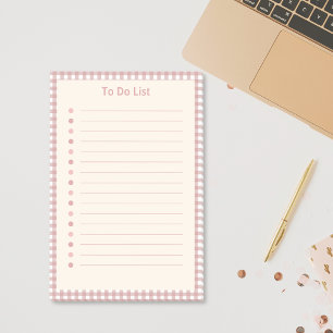 Post-it® Liste de tâches à motifs écossais