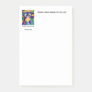 POST-IT® LISTE DE TÂCHES DU MARDI GRAS DE CORUS