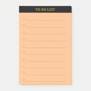 Post-it® Liste de tâches personnalisée lignée