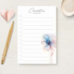 Post-it® Liste de tâches personnalisées à la couleur rose b