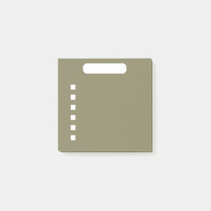 Post-it® Liste de tâches vert foncé