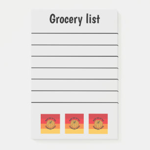 Post-it® Liste d'épicerie drôle d'automne