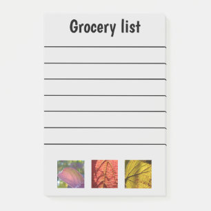 Post-it® Liste d'épicerie drôle d'automne