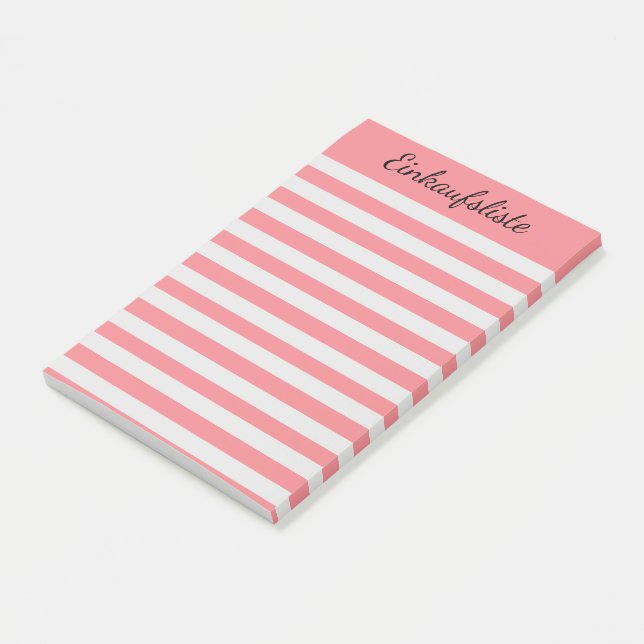 Post-it® Liste des achats (Incliné)
