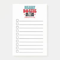 Liste des chèques de Noël Boston Terrier Mom