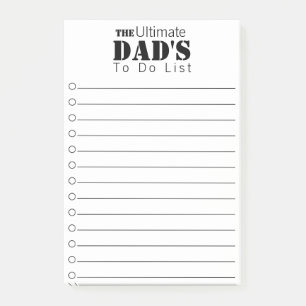 Post-it® Liste des tâches de père ultime