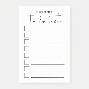 Post-it® Liste minimale à faire