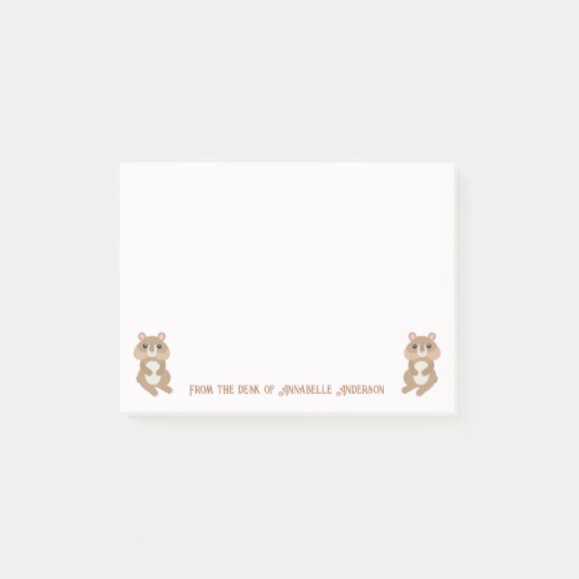 Post-it® Little Critters Hamsters (Devant)