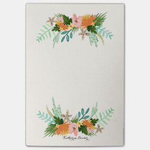 Post-it® Littoral personnalisé de   floral