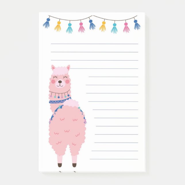 Post-it® Llama Festif (Devant)
