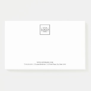 Post-it® Logo d'entreprise personnalisé avec texte personna