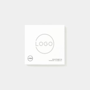 Post-it® Logo d'entreprise personnalisé avec texte personna