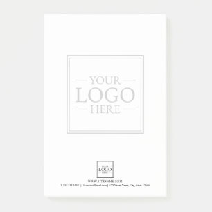 Post-it® Logo d'entreprise personnalisé avec texte personna