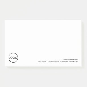 Post-it® Logo d'entreprise personnalisé avec texte personna