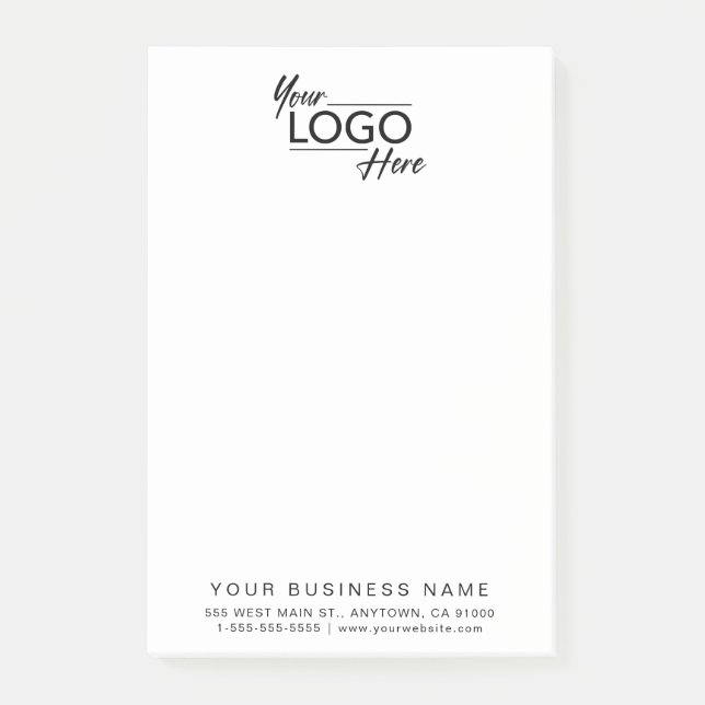 Post-it® Logo d'entreprise promotionnel (Devant)
