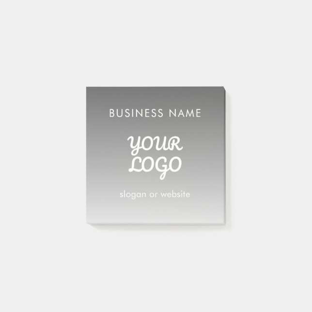 Post-it® Logo et texte promotionnels modernes | Couleur mod (Devant)