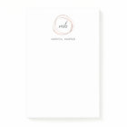 Logo moderne Faux Rose Gold Abstrait