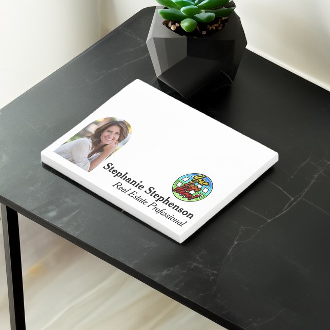 Post-it® Logo personnalisé et image de l'entreprise (logo photo custom post-it notes)