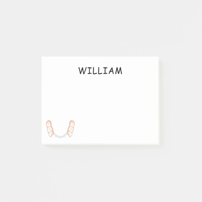 Post-it® Logo pour dentiste (Devant)