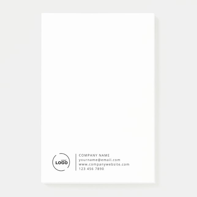 Post-it® Logo professionnel moderne (Devant)